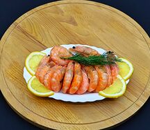 Креветки королевские горячие