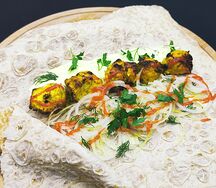 Шашлык куриный в лаваше