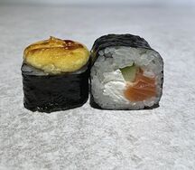 Запеченный с лососем