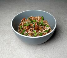 Рис с креветками в фирменном соусе