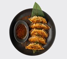 Гёдза с креветкой и курицей