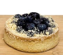 Тарт со свежей голубикой