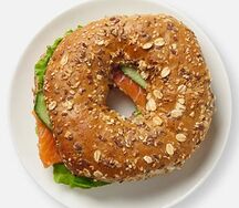 Бэйгл лосось и крем-чиз