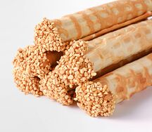 Трубочка вафельная с варёным сгущённым молоком