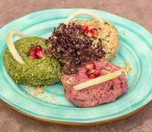 Пхали из свеклы с орехами