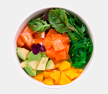 Поке с лососем