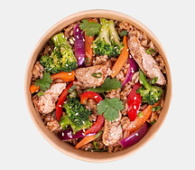 Рис с курицей в Кисло - сладком соусе