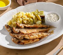 Жареная корюшка по-домашнему