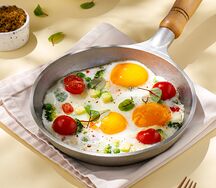 Яичница с помидорами