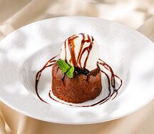 Шоколадный фондан 