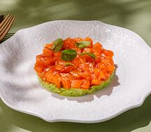 Тартар из лосося