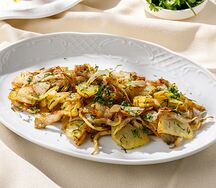 Жареный картофель с грибами