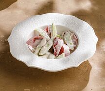 Овощной салат со сметаной