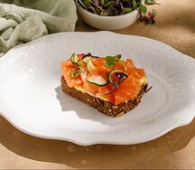 Бутерброд  с лососем 