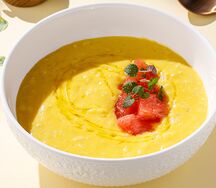 Рисовая каша с манго и грейпфрутом