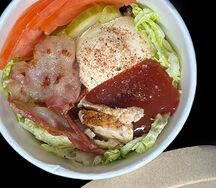 Шаверма Шейк с курицей и беконом 