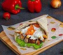 Шаурма по-гречески с курицей