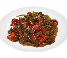 Салат Фунчоза мясная