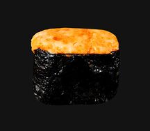 Запеченный гункан с лососем