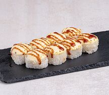 Запеченный сырный с курицей