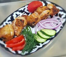 Шашлык из куриного бедра