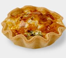 Киш с брокколи и курицей