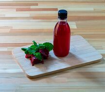 Морс Брусника с мятой домашний