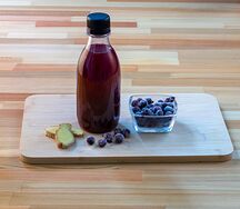 Морс Черная смородина с корицей домашний