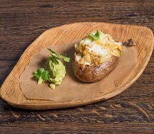 Patatas migas с треской