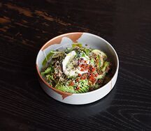 Греча с цукини и пармезаном