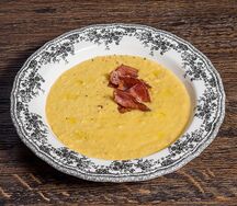 Кукурузный суп с беконом