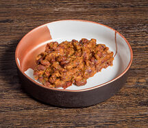 Острая красная фасоль в томатном соусе