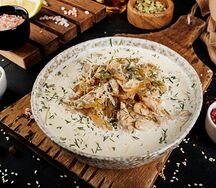 Сливочно-сырный суп с курицей 