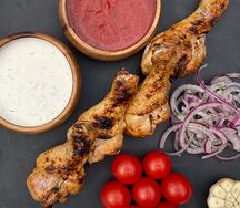 Шашлык из куриной голени