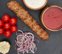 Люля-кебаб cвинo-говяжий