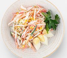 Салат Крабовый с кукурузой