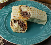 Дурум с говядиной и сыром