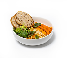 Хумус с запеченой морковью и кедровым орехом