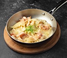 Домашняя паста с креветкой