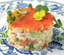 Оливье с камчатским крабом