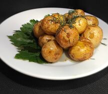 Картофель молодой жареный