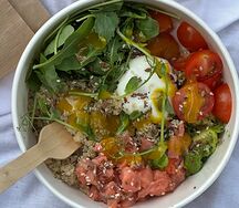 Боул с кетой