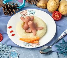 Сосиски с пюре