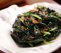 Шпинат с кунжутом кимчи