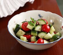 Овощной салат с маслом