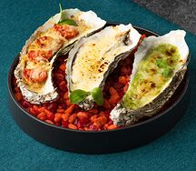 Сет запечённых устриц