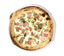 С беконом и зеленым луком