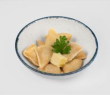 Пельмени с красной рыбой