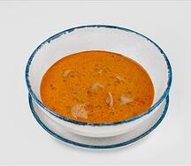 Суп Том Ям с пельменями из курочки