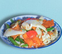 Кальмары в устричном оусе